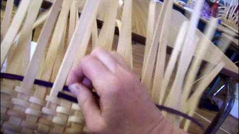 Nancy Today: 6 New England Basket workshop ASMR weaving basketmaking (basket making tutorial)