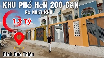 Thanh Toán 1,3 tỷ Nhận Nhà 4,5x30m Ngay | KDC Đinh Đức Thiện gần Bình Chánh TPHCM