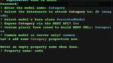 Ajuste de Datasource en Loopback y creación de modelos
