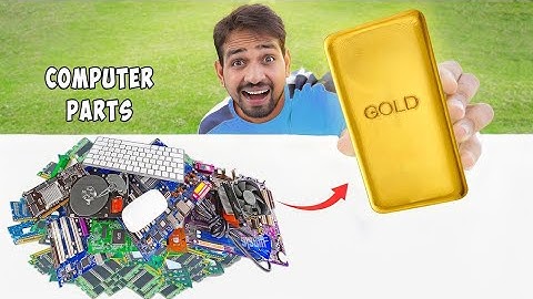 Gold From Computer Parts - कबाड़ से निकालो असली सोना🤑 | Gold Recovery |mr Indian hacker