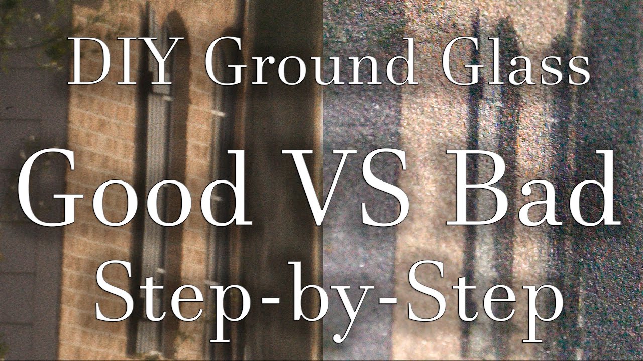 How I Made a Ground Glass Focusing Screen at Home (No Special Tools Needed!)