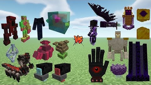 All (Into the Maelstrom MOD) VS. All (Tragic MC3 MOD) in MINECRAFT.1VS1 #minecraft #mobbattles #vs