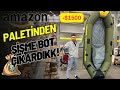 AMAZON PALETİNDEN ŞİŞME BOT ÇIKARDIKK PARAYI BULDUKK