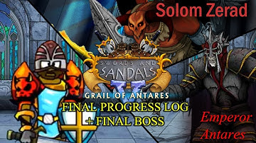 Swords and Sandals 5 Redux Final Progress Log + FINAL BOSS EMPEROR ANTARES [BETA]