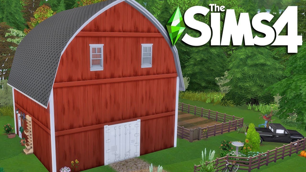 The Sims 4 Renovated Barn | The Sims 4 House Building | Speed Build (No CC)