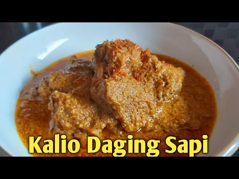 Instruksi Masak RESEP KALIO DAGING SAPI BUMBU PADANG SANGAT ENAK. Yang Mantap