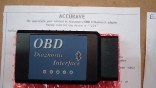 AccuRave ELM327 OBDII Diagnostic Code Reader Review screenshot 3
