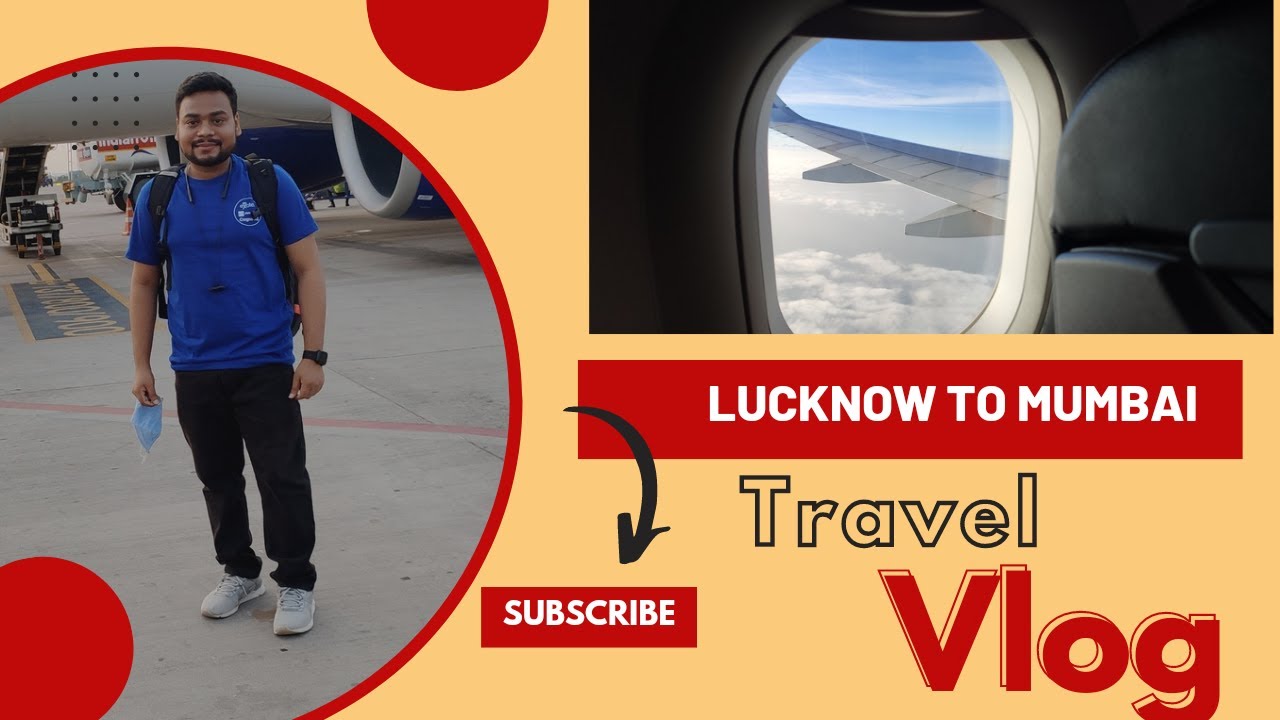 FIRST TIME IN THE PLANE 🛫 || FLIGHT FROM LUCKNOW TO MUMBAI
