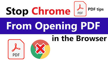 how to stop google chrome from opening pdf files | Stop chrome from automatically opening pdf