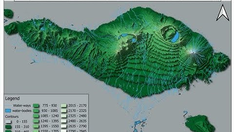 How to Create a 2D and 3D Contour Map of Bali Island in QGIS | Step-by-Step Tutorial