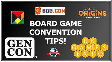 Top Board Game Convention Tips! (Gen Con, UKGE, Essen Spiel)