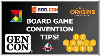 Top Board Game Convention Tips! (Gen Con, UKGE, Essen Spiel)