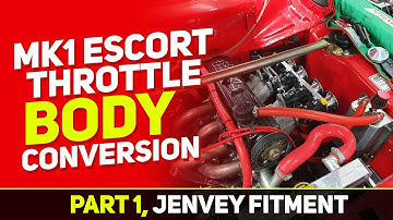 Escort Mk1 Pinto Throttle Body Conversion. Episode 1. Carb Removal, Jenvey assembly,