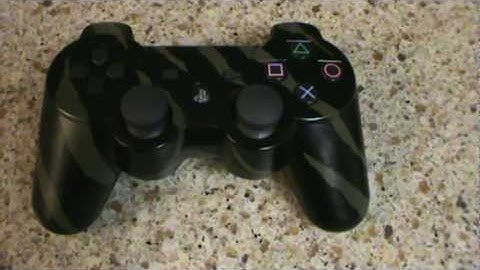 Custom painted Tiger Stripe PS3 controller