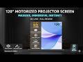 120" ALR Motorized Floor Rising Projector Screen Review | Ultimate 4K & 8K Home Theater Upgrade