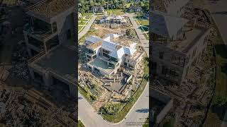 Drone View में करोड़ों का Mansion बनते देखो | Full Timelapse #shorts #timelapse #mansion #viralvideo
