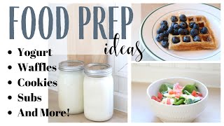 Weekly Food Prep Ideas ~ Homemade Food Prep ~ Meal Ideas ~ Homemade Cooking