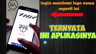 cara membuat logo nama di android || sini aku kasih tau Aplikasi nya 🤫