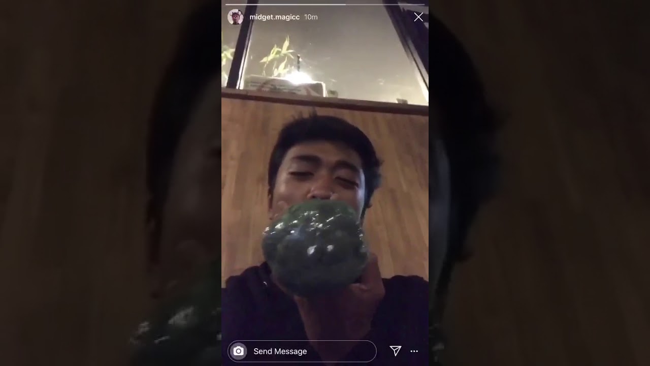 You smoke weed? I smoke broccoli