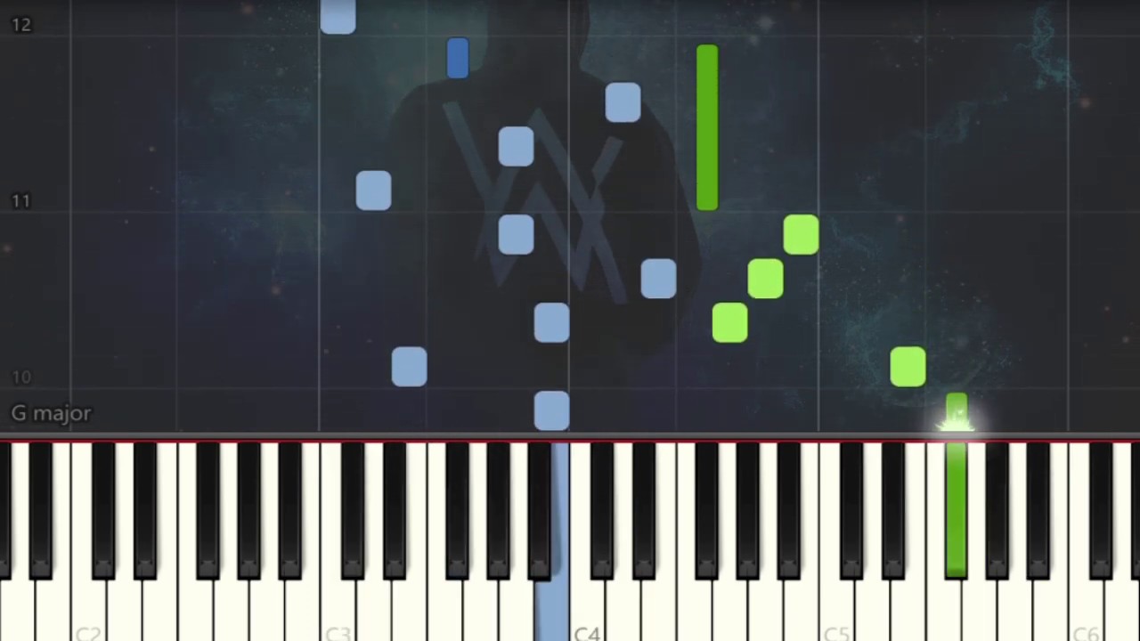 Alan Walker - Darkside (EASY) - Piano tutorial (Synthesia)