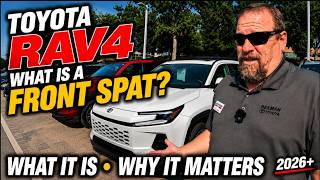 What is a front spat on the 2026+ Toyota RAV4, and why does it matter?