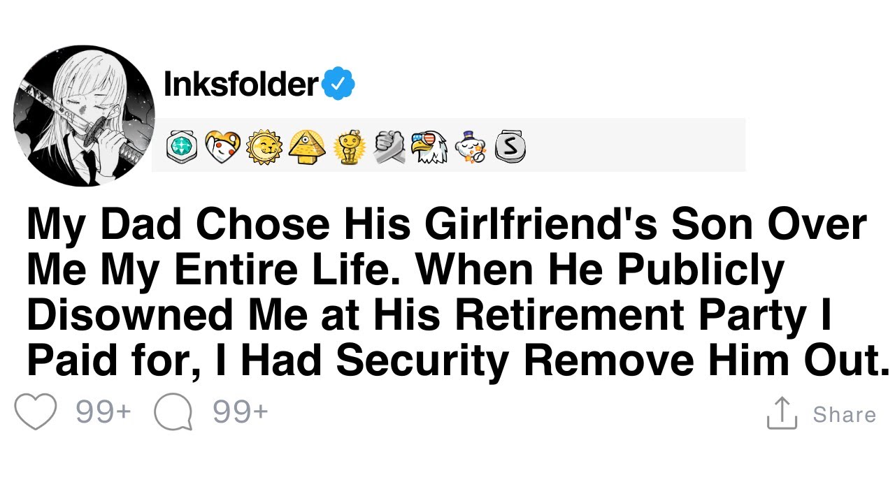My Dad Chose His Girlfriend's Son Over Me My Entire Life. When He Publicly Disowned Me at His...