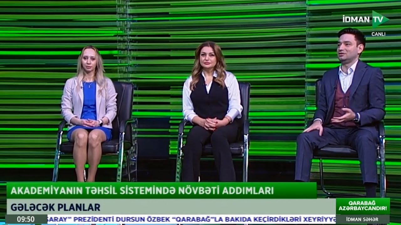 İdman menecmenti magistrantlarımız İdman TV-də