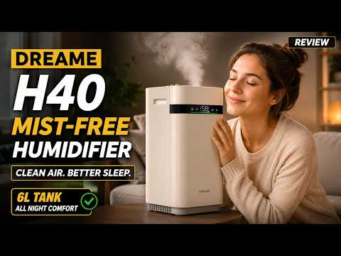 Dreame Mist-Free Humidifier H40 Review | Best 6L Cool Evaporative Humidifier:Link In Description 👇