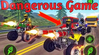ATV Traffic Racing || Quad Bike Shooting Game || Bike Wala Game || Gameplay Android & iso free game screenshot 5