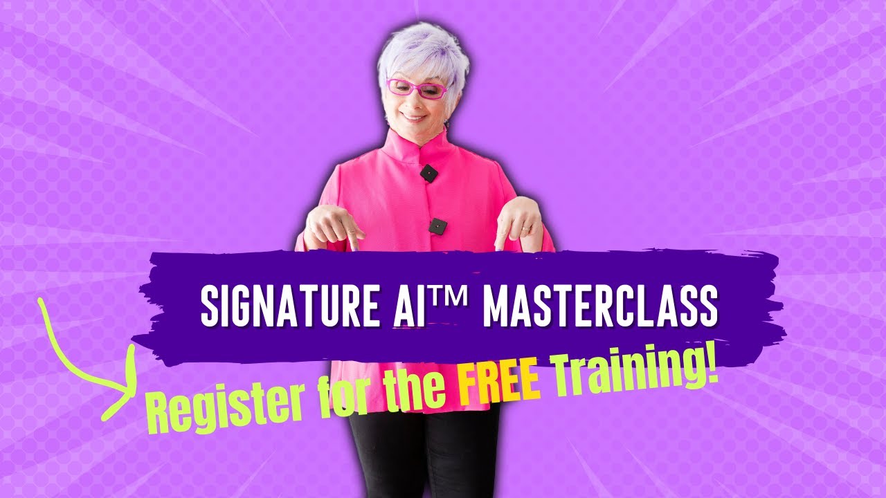 Signature AI™ Masterclass--Why Your Voice Matters