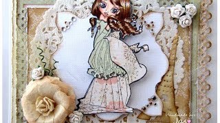 Rebecca - Saturated Canary stamps - Handmade CARD from start to finish #62
