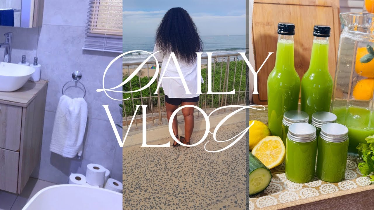 Vlog: Day in my life || Cleaning || Making fresh juice || South African YouTuber 