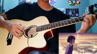 Sparkle  Radwimps Fingerstyle Cover  Amv