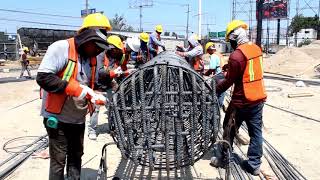 Proceso de armado de pila (cimentacion profunda)