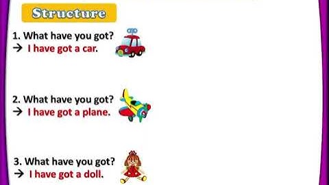 Khủng long tiếng anh 1 - Unit 6 - Toys