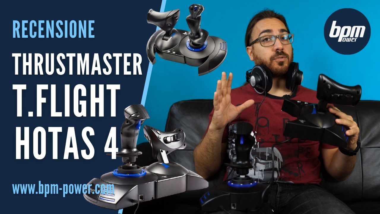 Thrustmaster T.Flight Hotas 4, si vola anche su PS4! 