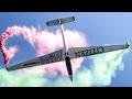 Fox Glider Aerobatic Airshow Flight - Smoke & Flares - Luca Bertossio! AFW2014