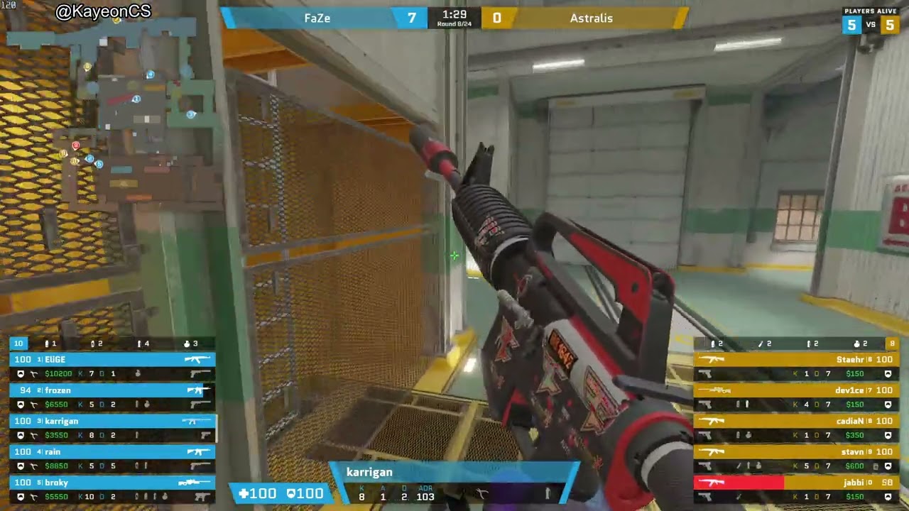 karrigan Demo ( 11-10 ) FaZe vs Astralis ( TRAIN ) POV | BLAST Open Lisbon 2025