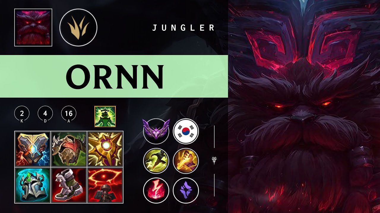 Ornn Jungle vs Viego - KR Master Patch 26.02