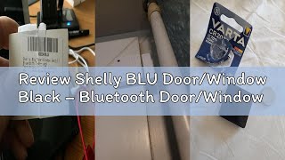 Review Shelly BLU Door/Window Black – Bluetooth Door/Window Contact Sensor│ Home Security Alarm│ Lig