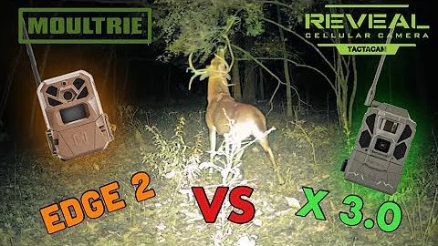 The Two Most Popular Cell Cameras? Tactacam Reveal X 3.0 vs Moultrie Edge 2 #hunting #deer #archery