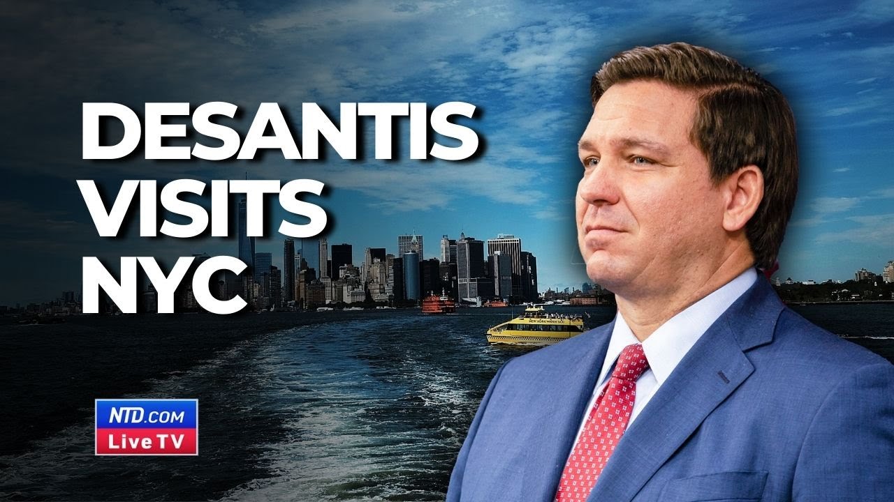 LIVE: Florida Gov. DeSantis Visits NYC for Pro-Law Enforcement Rally