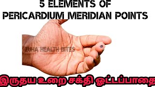 5 Elements of PERICARDIUM Meridian Points in Tamil