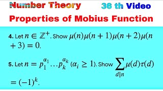 Mobius Function Properties Explained in Hindi | μ-Function | BSc 2nd Year Number Theory 