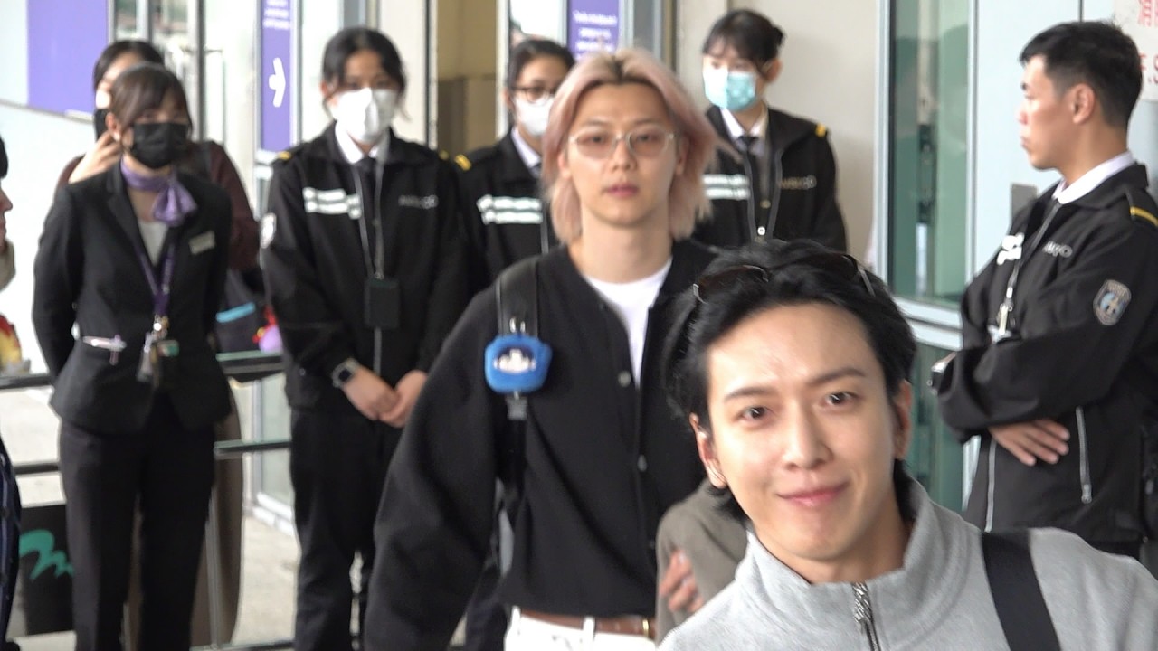 CNBLUE (YongHwa、MinHyuk、JungShin) Hong Kong Airport Arrival 20260227 (Incheon | Korea→Hong Kong)