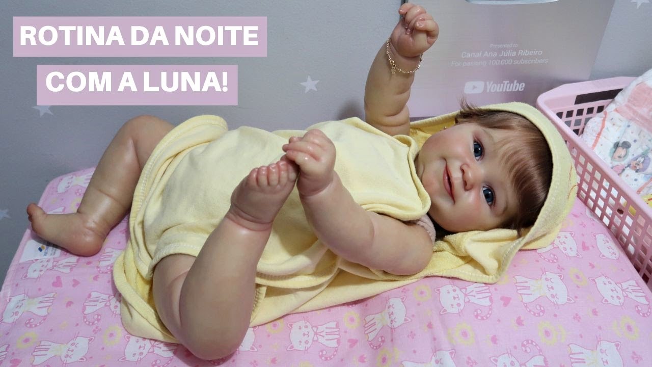 ROTINA COM A BEBÊ REBORN LUNA 