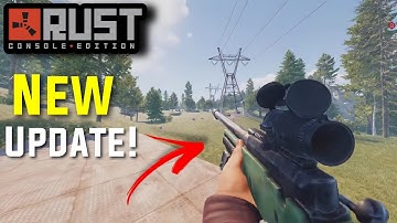 L96 Rifle in Rust Console Edition FIRST LOOK