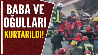 BABA VE 2 OĞLU 76 SAAT SONRA KURTARILDI!