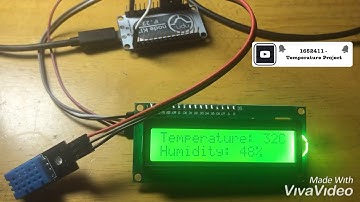Temperature and Humidity display on LCD 16x02 and NodeMCU control