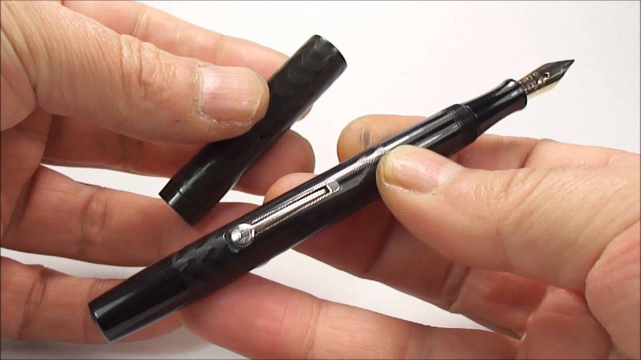 waterman 万年筆 IDEAL Watermans Ideal 54 Fountain Pen Review - YouTube